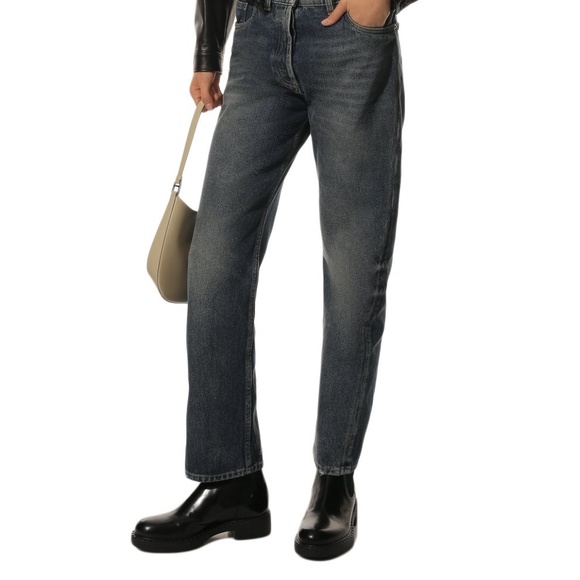 PRADA Spazzolato Leather Chelsea Boots in Black Size 39.5 - Picture 6 of 6